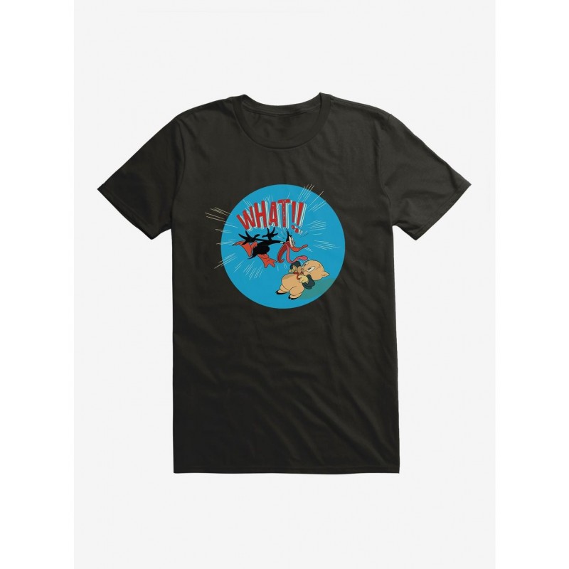 New Arrival Looney Tunes Daffy Duck What T-Shirt $7.46 T-Shirts