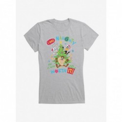 Exclusive Price Looney Tunes Holiday I Was Naughty Girls T-Shirt $8.76 T-Shirts