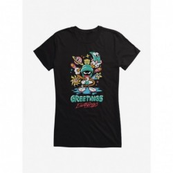 Wholesale Looney Tunes Martian Greetings Earthlings Girls T-Shirt $7.37 T-Shirts