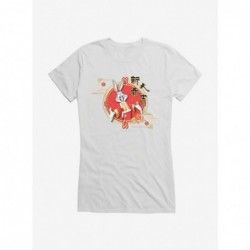 Unique Looney Tunes Bugs Bunny Year Of The Rabbit Girls T-Shirt $9.36 T-Shirts