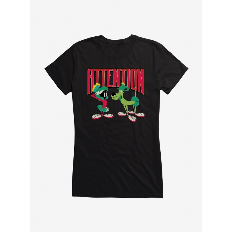 Limited Time Special Looney Tunes Marvin The Martian And K-9 Girls T-Shirt $6.97 T-Shirts