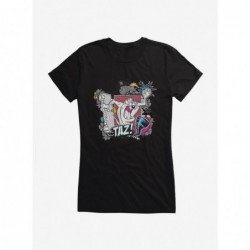 Trendy Looney Tunes Taz Tornado Doodle Girls T-Shirt $9.16 T-Shirts