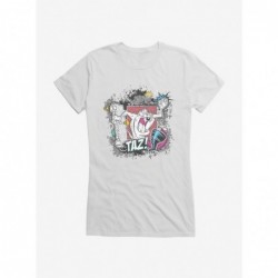 Trendy Looney Tunes Taz Tornado Doodle Girls T-Shirt $9.16 T-Shirts