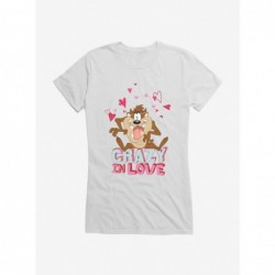 Pre-sale Looney Tunes Taz Crazy In Love Girls T-Shirt $9.36 T-Shirts