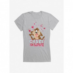 Pre-sale Looney Tunes Taz Crazy In Love Girls T-Shirt $9.36 T-Shirts