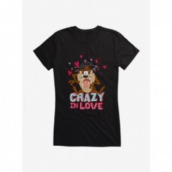 Pre-sale Looney Tunes Taz Crazy In Love Girls T-Shirt $9.36 T-Shirts