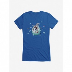 Sale Item Looney Tunes Easter Bugs Bunny Breaking Out Girls T-Shirt $7.57 T-Shirts