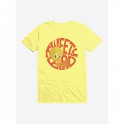 Limited-time Offer Looney Tunes Tweety Bird Typography T-Shirt $8.22 T-Shirts