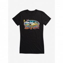 Cheap Sale Looney Tunes Surf Crew Girls T-Shirt $6.37 T-Shirts