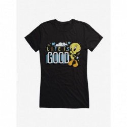 Low Price Looney Tunes Tweety Life Is Good Girls T-Shirt $7.97 T-Shirts