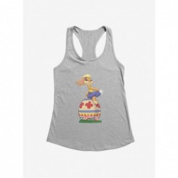 Value Item Looney Tunes Lola Bunny Sitting On Easter Egg Girls Tank $6.18 Tanks