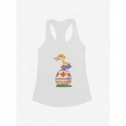 Value Item Looney Tunes Lola Bunny Sitting On Easter Egg Girls Tank $6.18 Tanks