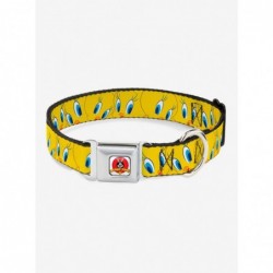 Fashion Looney Tunes Tweety Bird Yellow Seatbelt Buckle Dog Collar $11.21 Pet Collars