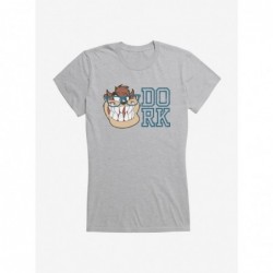 Pre-sale Discount Looney Tunes Tasmanian Devil Dork Girls T-Shirt $9.56 T-Shirts