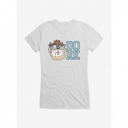 Pre-sale Discount Looney Tunes Tasmanian Devil Dork Girls T-Shirt $9.56 T-Shirts