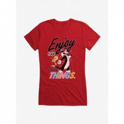 Fashion Looney Tunes Enjoy Little Things Girls T-Shirt $6.37 T-Shirts