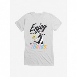 Fashion Looney Tunes Enjoy Little Things Girls T-Shirt $6.37 T-Shirts