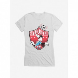 High Quality Looney Tunes Sylvester Football Girls T-Shirt $9.96 T-Shirts