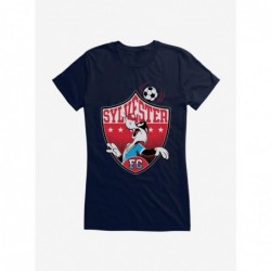 High Quality Looney Tunes Sylvester Football Girls T-Shirt $9.96 T-Shirts