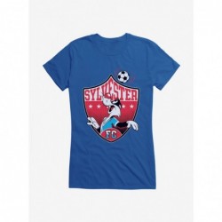 High Quality Looney Tunes Sylvester Football Girls T-Shirt $9.96 T-Shirts