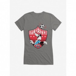 High Quality Looney Tunes Sylvester Football Girls T-Shirt $9.96 T-Shirts