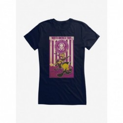 Unique Looney Tunes North America Tour Purple Color Girls T-Shirt $5.98 T-Shirts