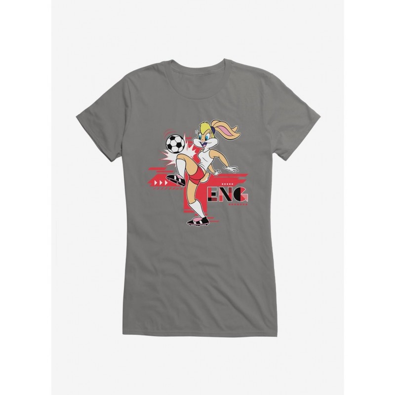 Low Price Looney Tunes Lola Bunny Football England Girls T-Shirt $6.77 T-Shirts