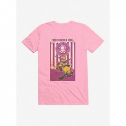 Seasonal Sale Looney Tunes North America Tour Purple Color T-Shirt $5.74 T-Shirts