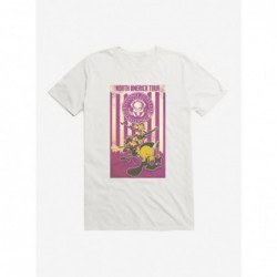 Seasonal Sale Looney Tunes North America Tour Purple Color T-Shirt $5.74 T-Shirts