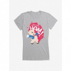 Limited Time Special Looney Tunes Porky Pig Holiday Ham Girls T-Shirt $9.56 T-Shirts