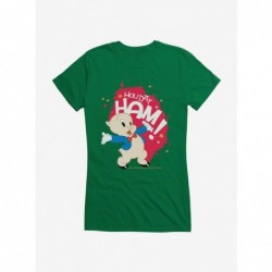 Limited Time Special Looney Tunes Porky Pig Holiday Ham Girls T-Shirt $9.56 T-Shirts