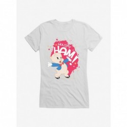 Limited Time Special Looney Tunes Porky Pig Holiday Ham Girls T-Shirt $9.56 T-Shirts