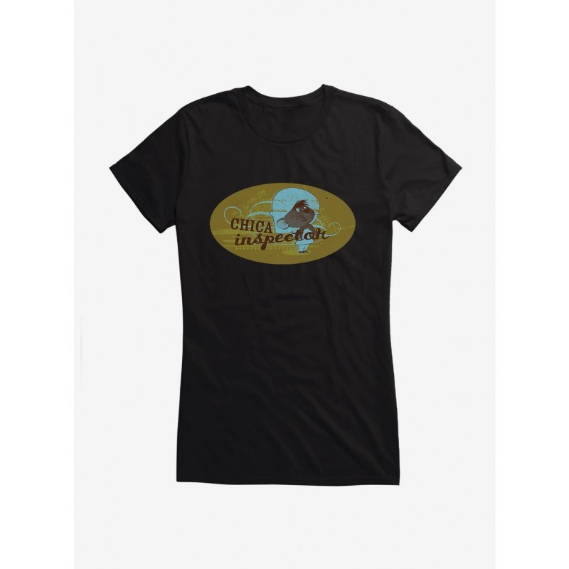 Unique Looney Tunes Speedy Gonzales Chica Inspector Girls T-Shirt $9.56 T-Shirts