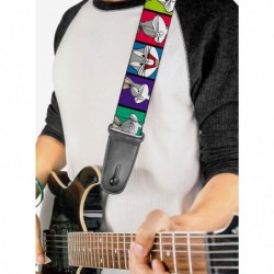 Clearance Looney Tunes Bugs Bunny Expression Blocks Guitar Strap $11.70 Guitar Straps