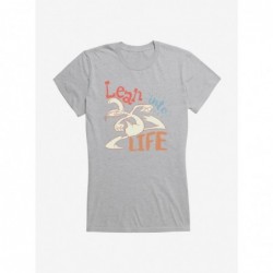 Huge Discount Looney Tunes Daffy Duck Lean Into Life Girls T-Shirt $9.96 T-Shirts