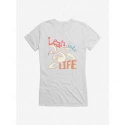 Huge Discount Looney Tunes Daffy Duck Lean Into Life Girls T-Shirt $9.96 T-Shirts