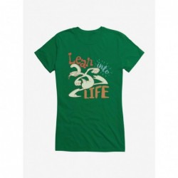 Huge Discount Looney Tunes Daffy Duck Lean Into Life Girls T-Shirt $9.96 T-Shirts