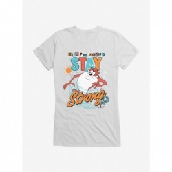 Absolute Discount Looney Tunes Taz Going Strong Girls T-Shirt $9.56 T-Shirts