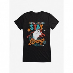 Absolute Discount Looney Tunes Taz Going Strong Girls T-Shirt $9.56 T-Shirts