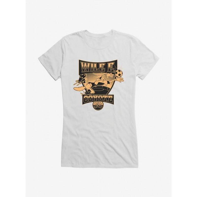 Value Item Looney Tunes Wile E Coyote Football Club Bronze Girls T-Shirt $6.18 T-Shirts