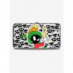 Exclusive Price Looney Tunes Marvin the Martian Ray Gun Pose Hinged Wallet $8.36 Wallets