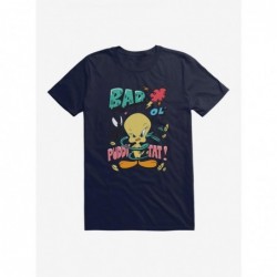 Exclusive Price Looney Tunes Tweety Bird Bad Puddy Tat T-Shirt $7.46 T-Shirts