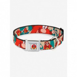 Big Sale Looney Tunes Yosemite Sam Turquoise Seatbelt Buckle Dog Collar $7.97 Pet Collars