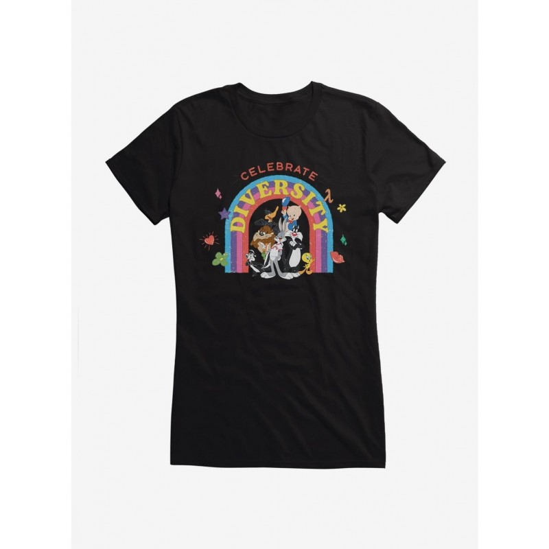 Value for Money Looney Tunes Rainbow Diversity T-Shirt $9.36 T-Shirts