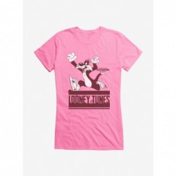 Exclusive Price Looney Tunes Sylvester Ice Skating Girls T-Shirt $5.98 T-Shirts