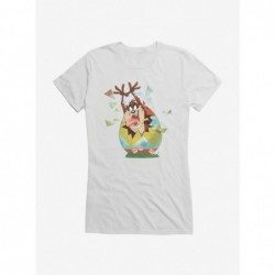 Huge Discount Looney Tunes Easter Tasmanian Devil Girls T-Shirt $6.18 T-Shirts