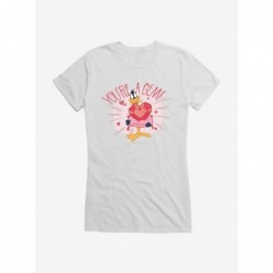 Exclusive Looney Tunes Daffy Duck Gem Girls T-Shirt $7.37 T-Shirts