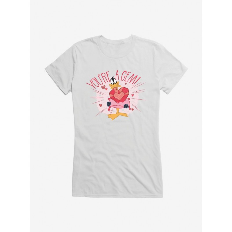 Exclusive Looney Tunes Daffy Duck Gem Girls T-Shirt $7.37 T-Shirts