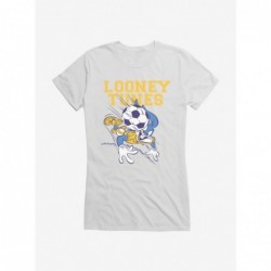 Sale Item Looney Tunes Bugs Bunny Soccer Girls T-Shirt $7.77 T-Shirts