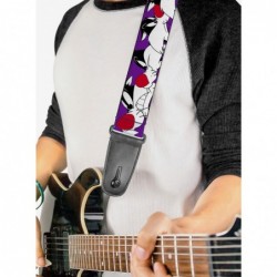 Limited-time Offer Looney Tunes Sylvester The Cat Expressions Purple Guitar Strap $11.70 Guitar Straps